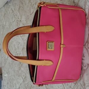 Dooney Bourke Hot Pink Small Daniela Satchel.